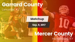 Matchup: Garrard County vs. Mercer County  2017