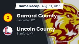 Recap: Garrard County  vs. Lincoln County  2018