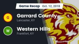 Recap: Garrard County  vs. Western Hills  2018
