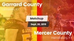 Matchup: Garrard County vs. Mercer County  2019