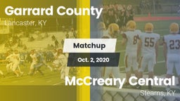 Matchup: Garrard County vs. McCreary Central  2020