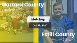 Matchup: Garrard County vs. Estill County  2020
