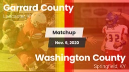 Matchup: Garrard County vs. Washington County  2020