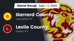 Recap: Garrard County  vs. Leslie County  2020