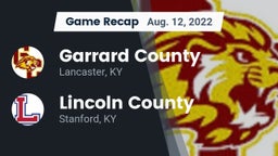 Recap: Garrard County  vs. Lincoln County  2022