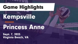 Kempsville  vs Princess Anne  Game Highlights - Sept. 7, 2023