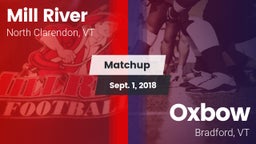 Matchup: Mill River vs. Oxbow  2018