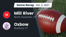 Recap: Mill River  vs. Oxbow  2021