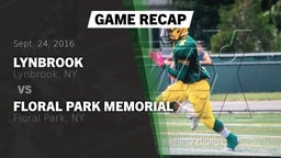 Recap: Lynbrook  vs. Floral Park Memorial  2016