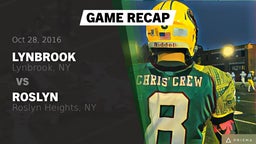 Recap: Lynbrook  vs. Roslyn  2016