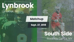 Matchup: Lynbrook vs. South Side  2018