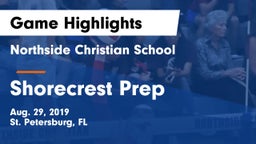 Northside Christian School vs Shorecrest Prep  Game Highlights - Aug. 29, 2019