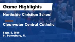 Northside Christian School vs Clearwater Central Catholic  Game Highlights - Sept. 5, 2019
