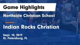 Northside Christian School vs Indian Rocks Christian  Game Highlights - Sept. 10, 2019