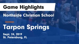 Northside Christian School vs Tarpon Springs Game Highlights - Sept. 24, 2019