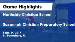 Northside Christian School vs Savannah Christian Preparatory School Game Highlights - Sept. 14, 2019