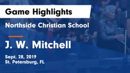 Northside Christian School vs J. W. Mitchell  Game Highlights - Sept. 28, 2019