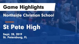 Northside Christian School vs St Pete High Game Highlights - Sept. 28, 2019