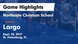 Northside Christian School vs Largo  Game Highlights - Sept. 28, 2019
