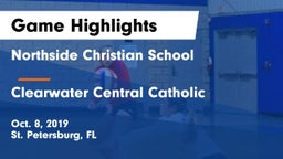 Northside Christian School vs Clearwater Central Catholic  Game Highlights - Oct. 8, 2019