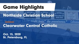 Northside Christian School vs Clearwater Central Catholic  Game Highlights - Oct. 15, 2020