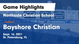 Northside Christian School vs Bayshore Christian  Game Highlights - Sept. 16, 2021