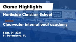 Northside Christian School vs Clearwater international academy Game Highlights - Sept. 24, 2021