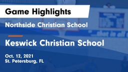 Northside Christian School vs Keswick Christian School Game Highlights - Oct. 12, 2021
