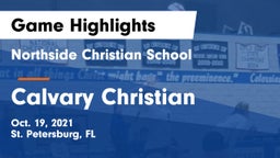 Northside Christian School vs Calvary Christian  Game Highlights - Oct. 19, 2021