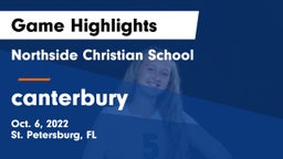 Northside Christian School vs canterbury Game Highlights - Oct. 6, 2022