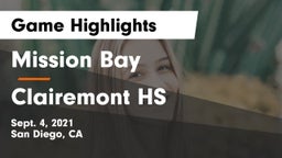 Mission Bay  vs Clairemont HS Game Highlights - Sept. 4, 2021