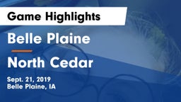 Belle Plaine  vs North Cedar  Game Highlights - Sept. 21, 2019