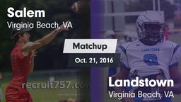Matchup: Salem vs. Landstown  2016