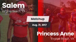 Matchup: Salem vs. Princess Anne  2017