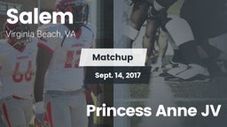 Matchup: Salem vs. Princess Anne JV 2017