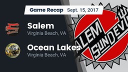 Recap: Salem  vs. Ocean Lakes  2017