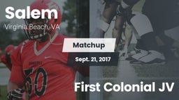 Matchup: Salem vs. First Colonial JV 2017