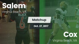 Matchup: Salem vs. Cox  2017