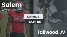 Matchup: Salem vs. Tallwood JV 2017
