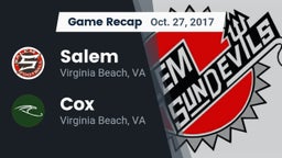 Recap: Salem  vs. Cox  2017