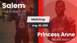 Matchup: Salem vs. Princess Anne  2018