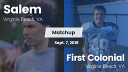 Matchup: Salem vs. First Colonial  2018