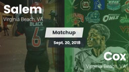Matchup: Salem vs. Cox  2018