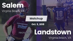 Matchup: Salem vs. Landstown  2018