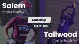 Matchup: Salem vs. Tallwood  2018