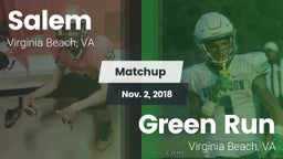 Matchup: Salem vs. Green Run  2018