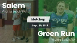 Matchup: Salem vs. Green Run  2019