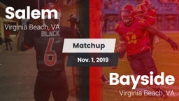 Matchup: Salem vs. Bayside  2019