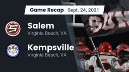 Recap: Salem  vs. Kempsville  2021