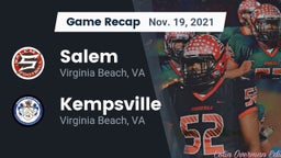 Recap: Salem  vs. Kempsville  2021